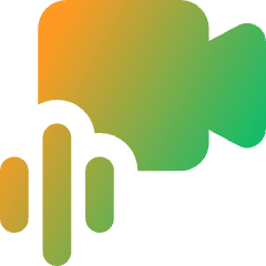 Webcam Video Call Voice Icon from Core Gradient Set