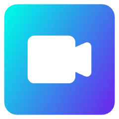 Webcam Video Square Icon from Core Gradient Set
