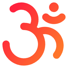 Hinduism Icon from Core Gradient Set