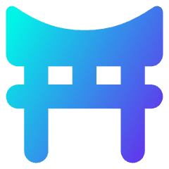 Shinto Icon from Core Gradient Set