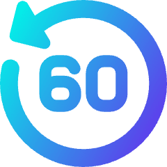 Button Go Backward 60 Icon from Core Gradient Set