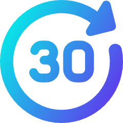 Button Go Forward 30 Icon from Core Gradient Set