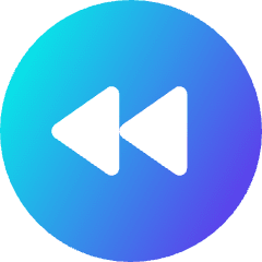Button Rewind Circle 1 Icon from Core Gradient Set