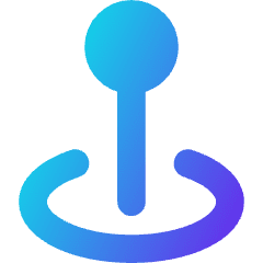 Arcade Stick Icon from Core Gradient Set