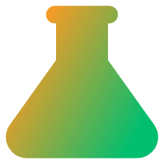 Flask Empty Icon from Core Gradient Set