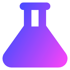Flask Full Icon from Core Gradient Set