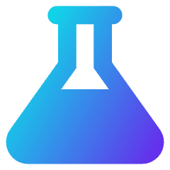 Flask Half Icon from Core Gradient Set