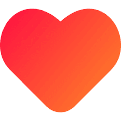 Hearts Symbol Icon from Core Gradient Set