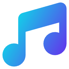Music Note 2 Icon from Core Gradient Set
