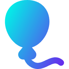 Balloon Icon from Core Gradient Set