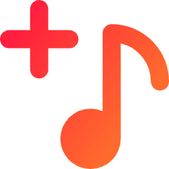 Add To Playlist Icon from Core Gradient Set