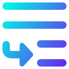 Move To Bottom Icon from Core Gradient Set