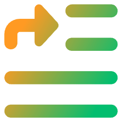 Move To Top Icon from Core Gradient Set