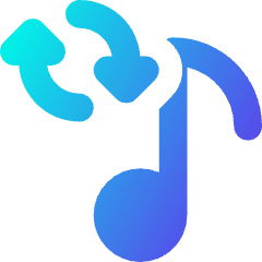Repeat Playlist Icon from Core Gradient Set