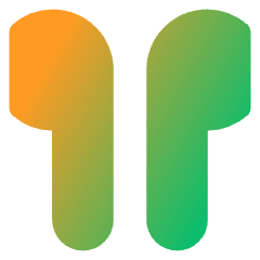 Earpods Icon from Core Gradient Set