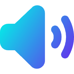 Volume Level High Icon from Core Gradient Set
