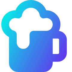 Beer Pitch Icon from Core Gradient Set