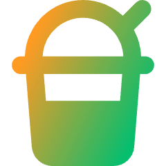 Milkshake Icon from Core Gradient Set