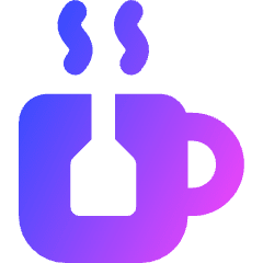 Tea Hot Relax Icon from Core Gradient Set