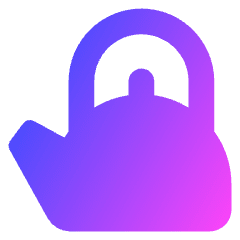 Teapot Icon from Core Gradient Set
