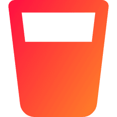 Water Glass Icon from Core Gradient Set