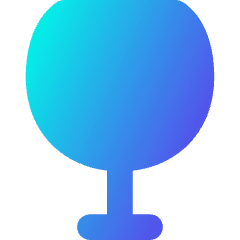 Wine Glass Icon from Core Gradient Set