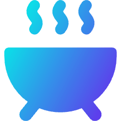 Barbeque Pot Icon from Core Gradient Set