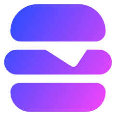 Burger 2 Icon from Core Gradient Set