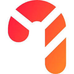 Candy Cane Icon from Core Gradient Set