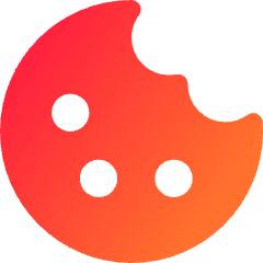 Cookie Bite Icon from Core Gradient Set