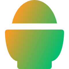 Egg Icon from Core Gradient Set