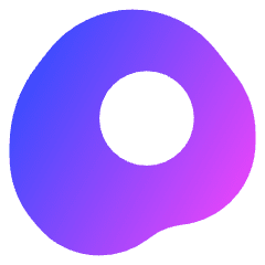 Fried Egg Breakfast Icon from Core Gradient Set