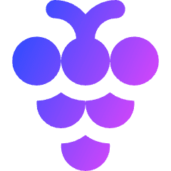 Grape Icon from Core Gradient Set