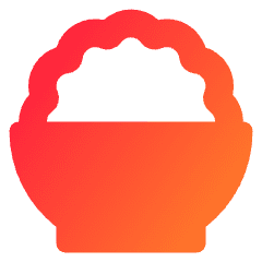 Rice Bowl Icon from Core Gradient Set