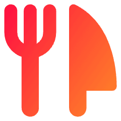 Fork Knife Icon from Core Gradient Set