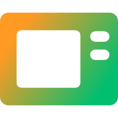 Microwave Icon from Core Gradient Set