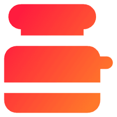 Toaster Icon from Core Gradient Set
