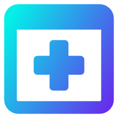 Online Medical Web Service Icon from Core Gradient Set