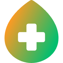 Blood Drop Donation Icon from Core Gradient Set