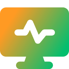 Heart Rate Monitor Icon from Core Gradient Set