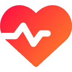Heart Rate Icon from Core Gradient Set