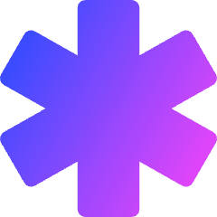 Medical Cross Symbol Icon from Core Gradient Set