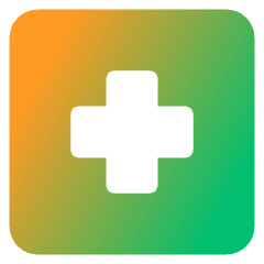 Sign Cross Square Icon from Core Gradient Set