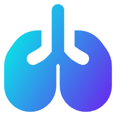 Lungs Icon from Core Gradient Set