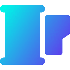 Film Roll Icon from Core Gradient Set