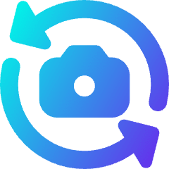 Camera Flip 1 Icon from Core Gradient Set