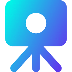 Camera Tripod Icon from Core Gradient Set