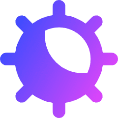 Light Dark Mode Icon from Core Gradient Set