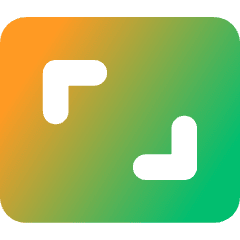 Focus Frame Icon from Core Gradient Set