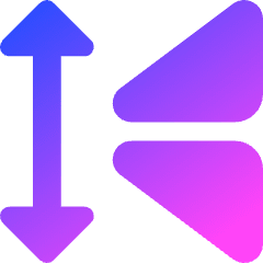 Mirror Vertically Icon from Core Gradient Set